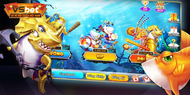 Bắn cá VSBET chinh phục đại dương kỳ thú