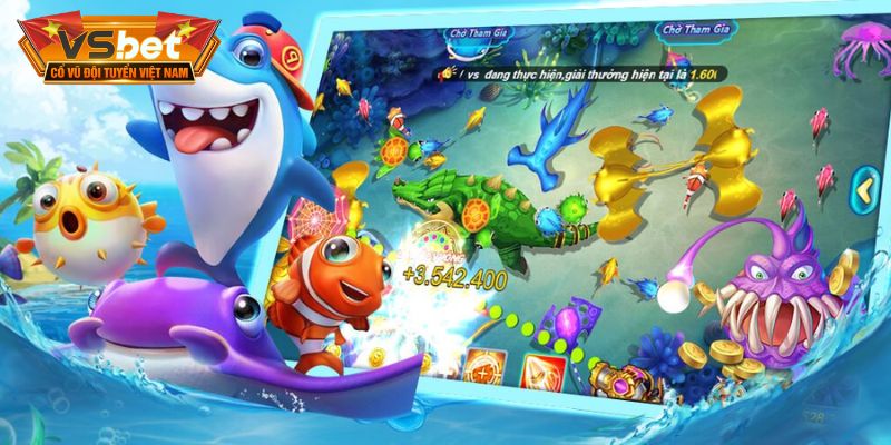 Súng liên thanh xả chuỗi đạn năng lượng nhiều nòng trong Bắn Cá Bingo